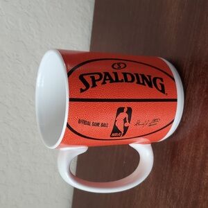 NBA Spalding basketball textured orange Coffee mug